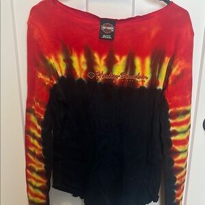 Harley-Davidson Tie-Dye Long Sleeve Shirt